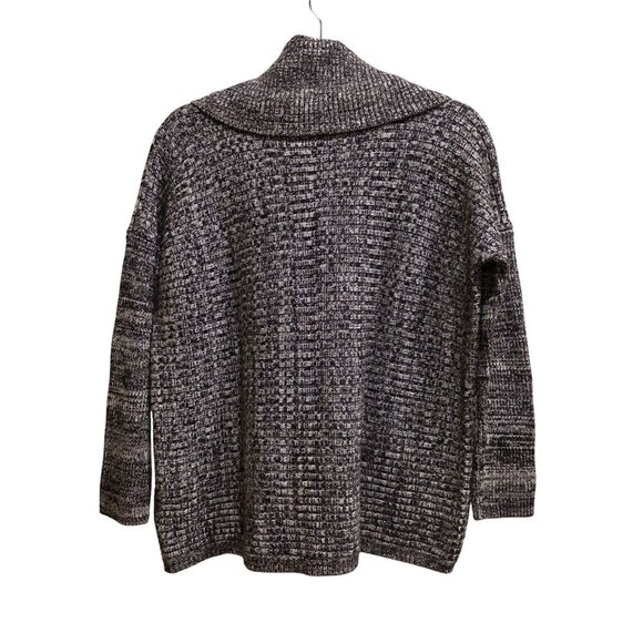 Alice + Olivia Gray Marl Knit Thick Cozy Cowl Neck Sweater S - Picture 8 of 8